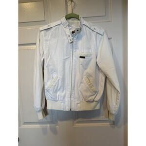 Vintage Members Only Jacket Windbreaker Lightweight white Junior 9/10
